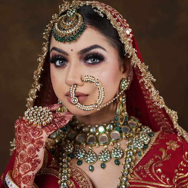 Bridal makeup
