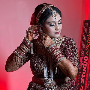 Bridal makeup in dhanbad