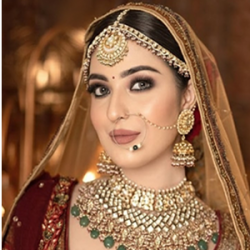 Bridal makeup look